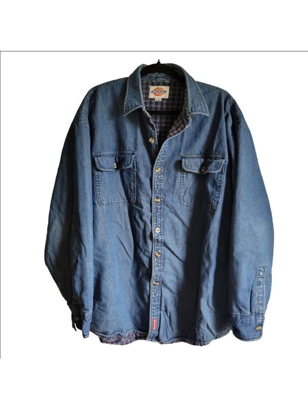 Men's Dickies Denim Heavy Shirt XL Blue